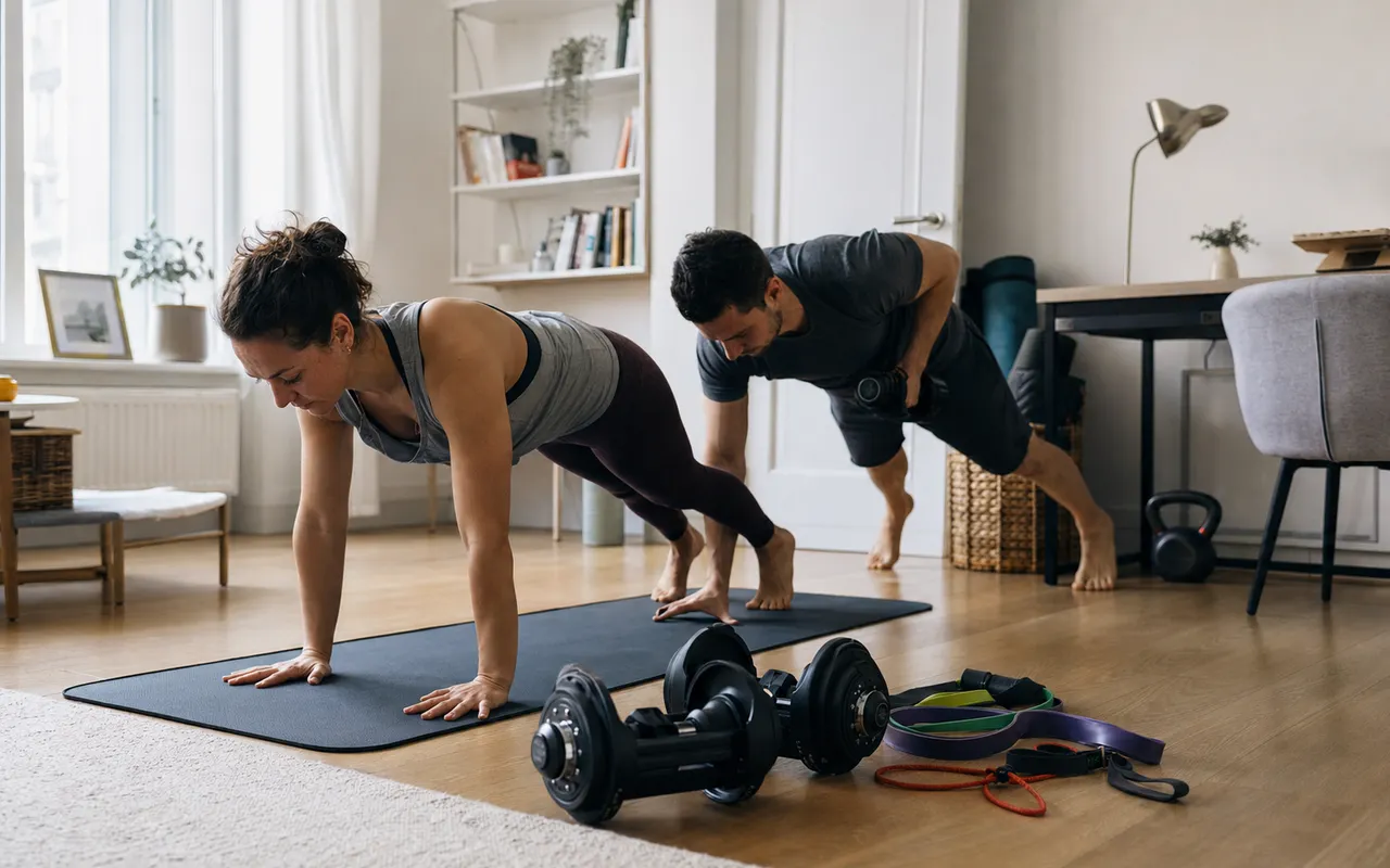Natural lifestyle scene related to fitness shopping decisions