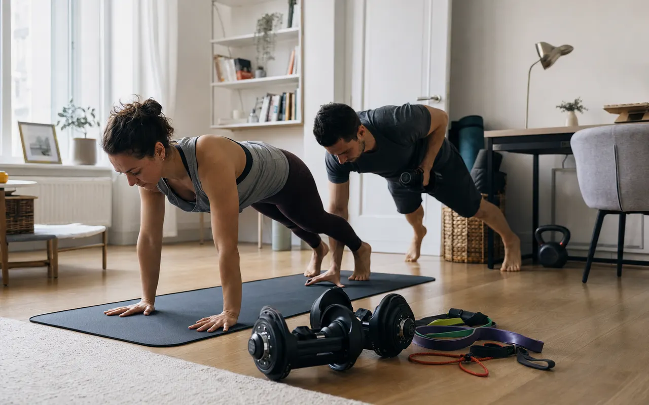 Natural lifestyle scene related to fitness shopping decisions