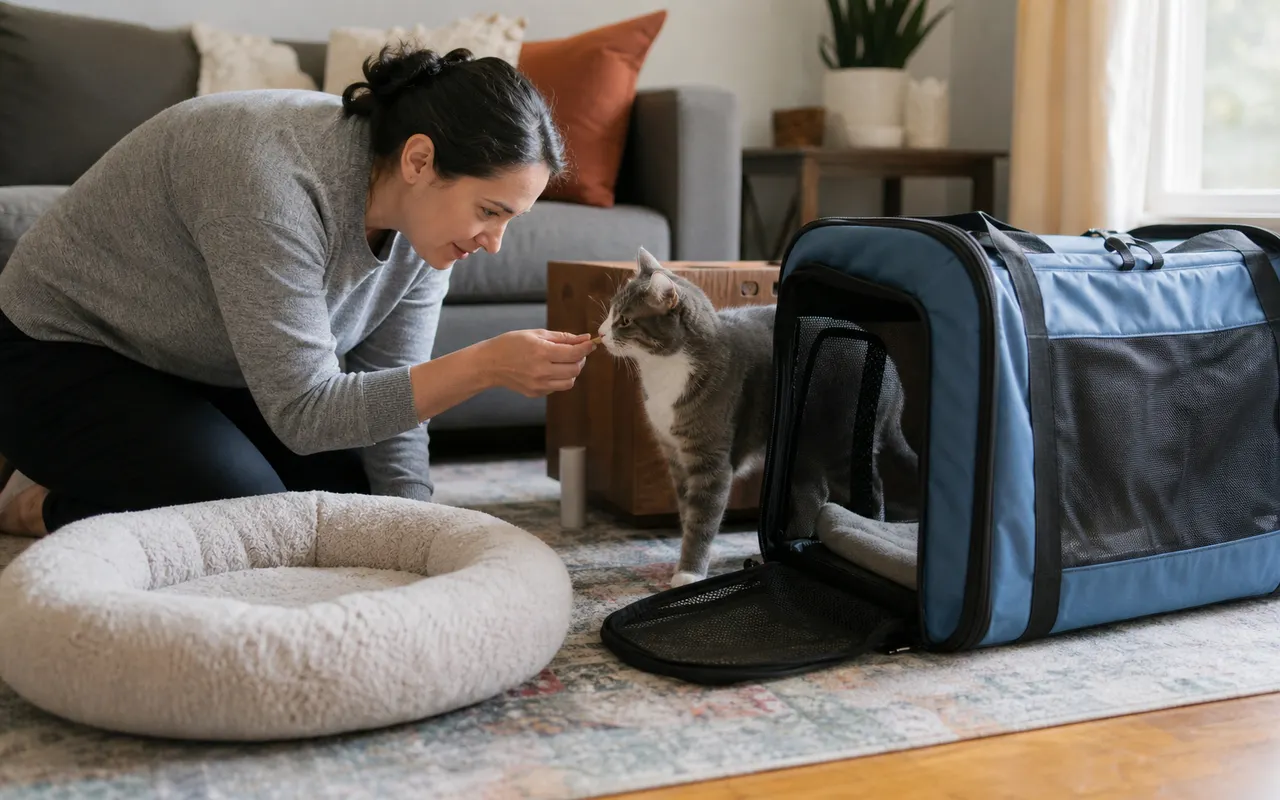 Natural lifestyle scene related to pets shopping decisions