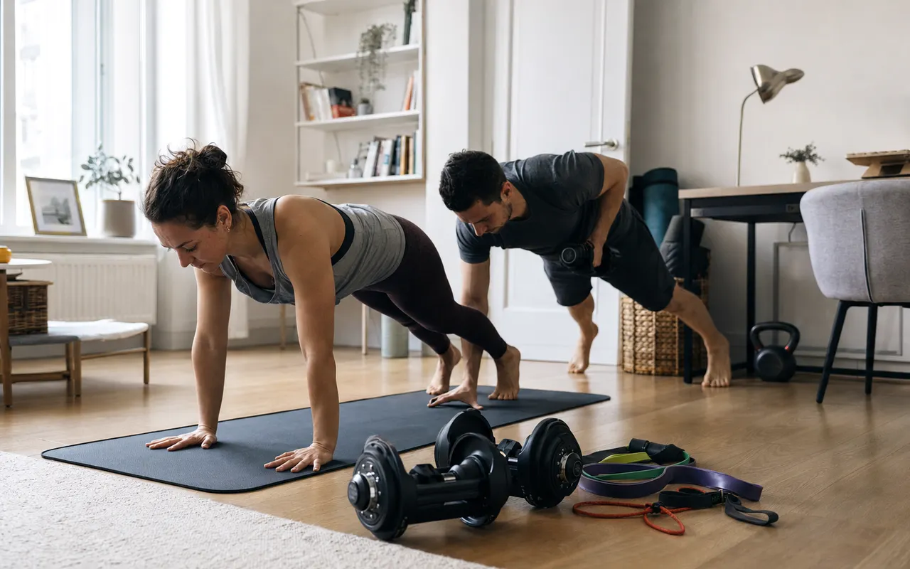 Natural lifestyle scene related to fitness shopping decisions